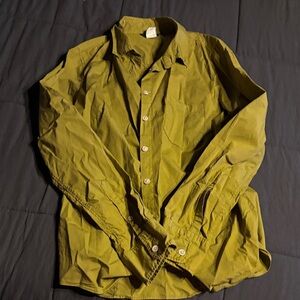 J. Crew Olive Lightweight Shirt Jacket